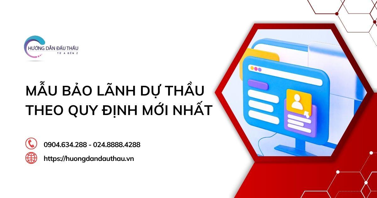 Mẫu bảo lãnh dự thầu theo quy định mới nhất