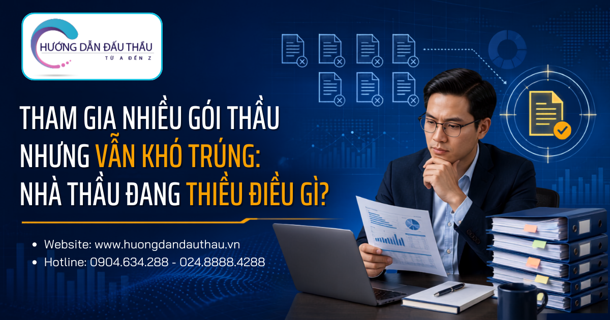 tham gia nhieu goi thau nhung van kho trung nha thau dang thieu dieu gi
