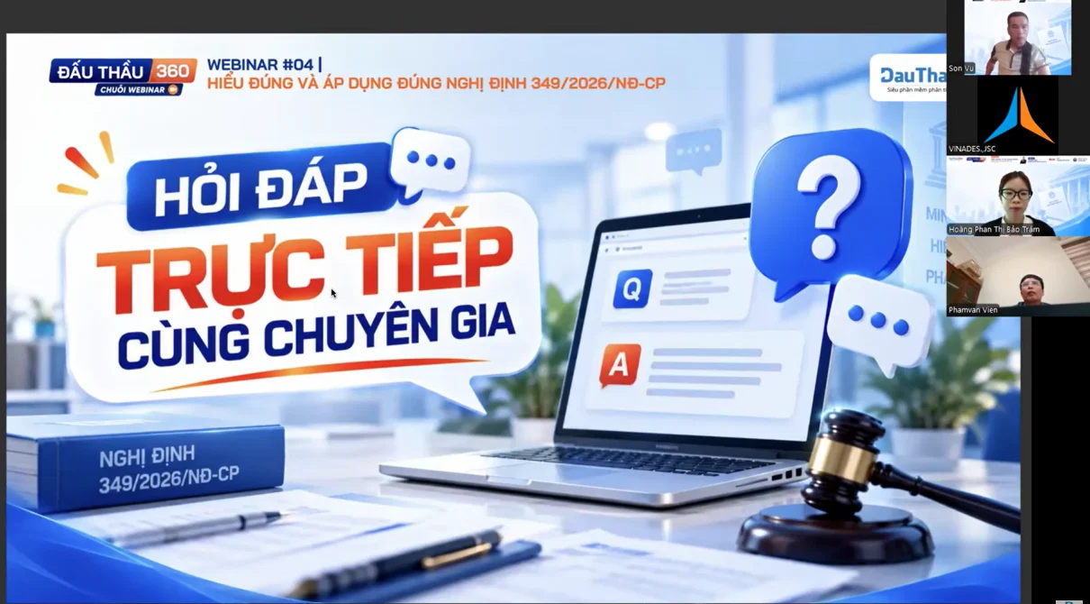 Phần hỏi đáp trực tiếp cùng chuyên gia Vũ Đình Sơn